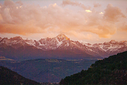 Mt. Sneffels Sunset from Ridgway State Park