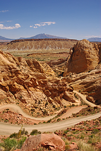 Burr Trail From Above
