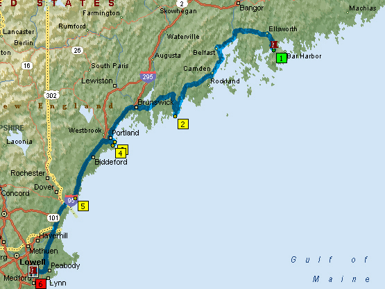 October 16 Map
