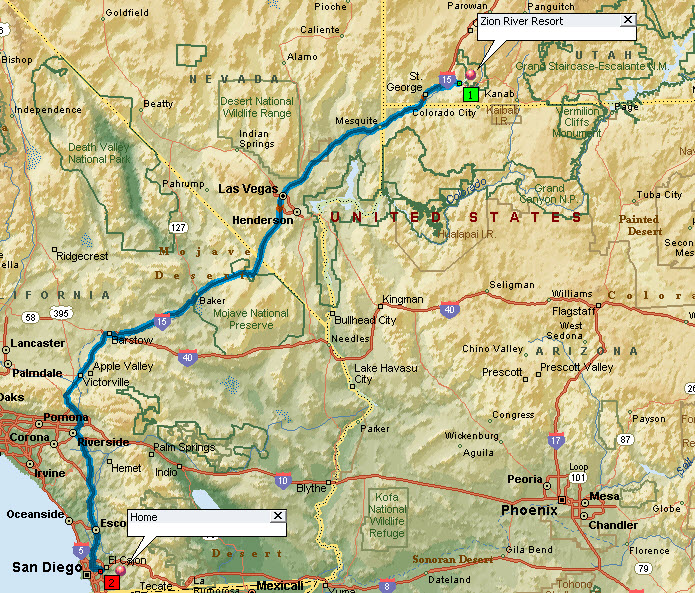 Zion to La Mesa