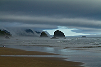 Tolovana Beach Toward Hug Point