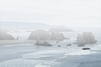Sea Stacks in Fog