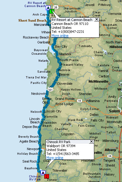 Cannon Beach to Waldport