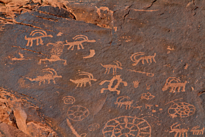 Atlatl Rock Petroglyphs