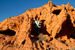 Carol Outside of Scrunch 2 Cave
