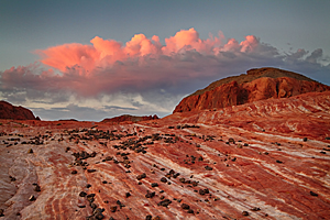 Sunset at the Fire Wave