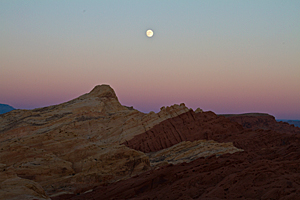 Moonrise at Sunset