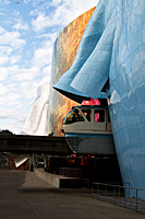 Monorail Exiting EMP Museum