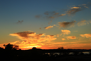 Lake Skinner Sunset